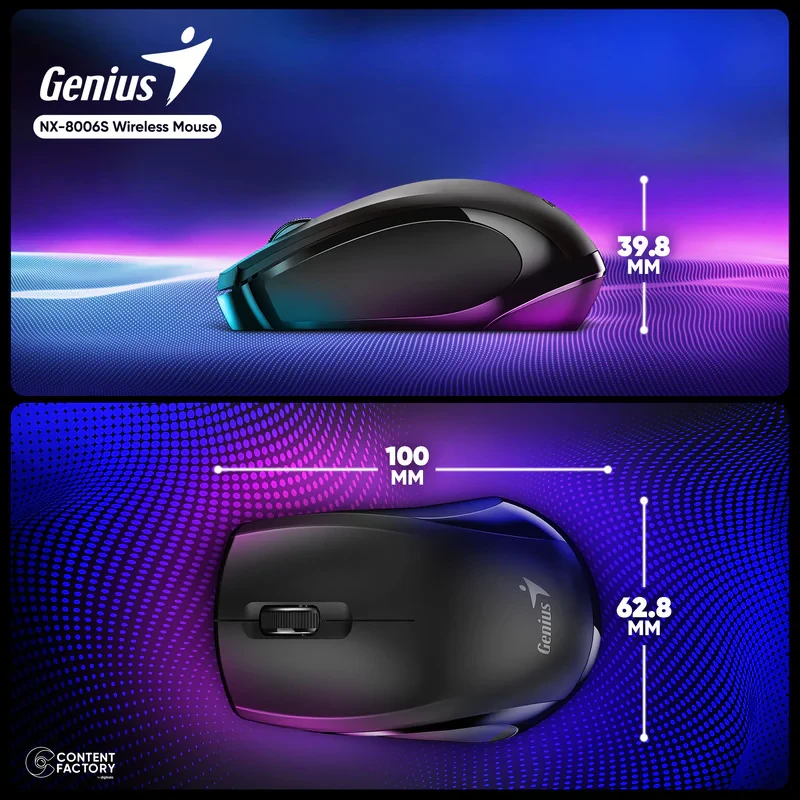 ماوس بی سیم جنیوس مدل NX-8006S