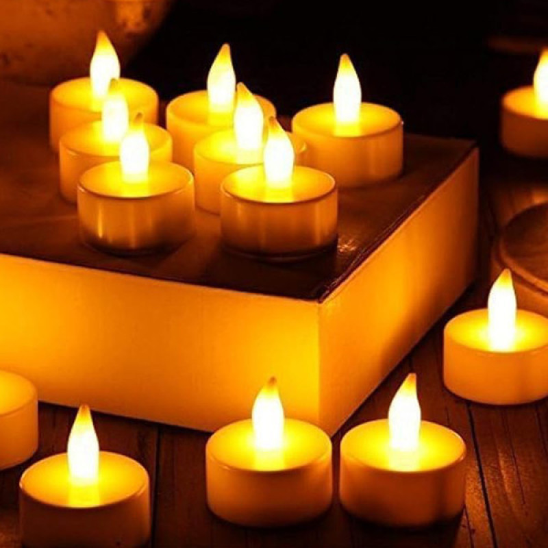شمع ال ای دی مدل Sp مجموعه 24 عددی