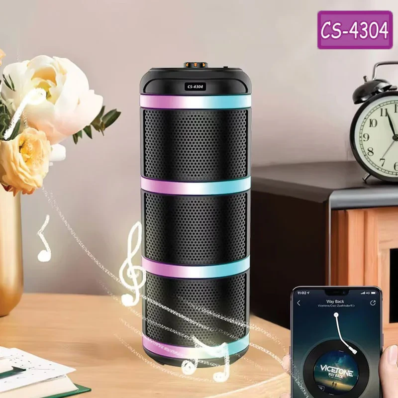 اسپیکر بلوتوثی قابل حمل مدل CS-4304