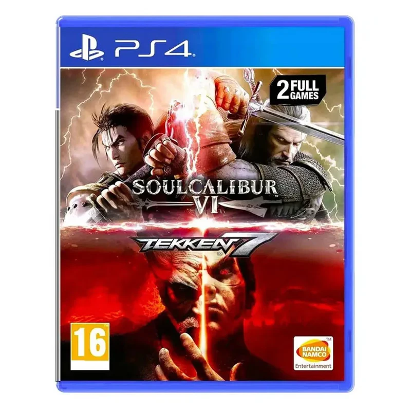 بازی Soul Calibur VI & Tekken 7 نسخه دیسک بلوری مخصوص PS4