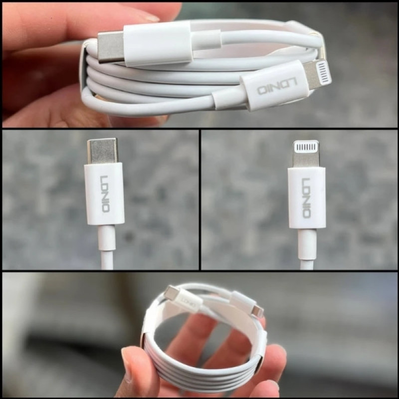 کابل تبدیل USB-C لایتنینگ الدینو مدل Iphone 12 pro طول یک متر