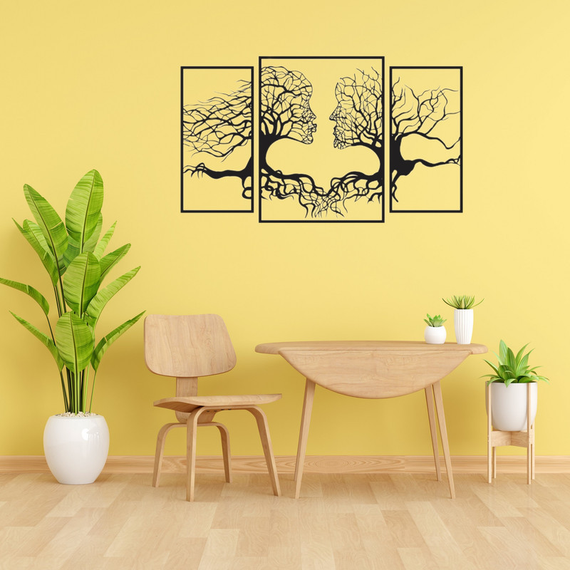 دیوارکوب مدل Tree Life کد A100 مجموعه 3 عددی