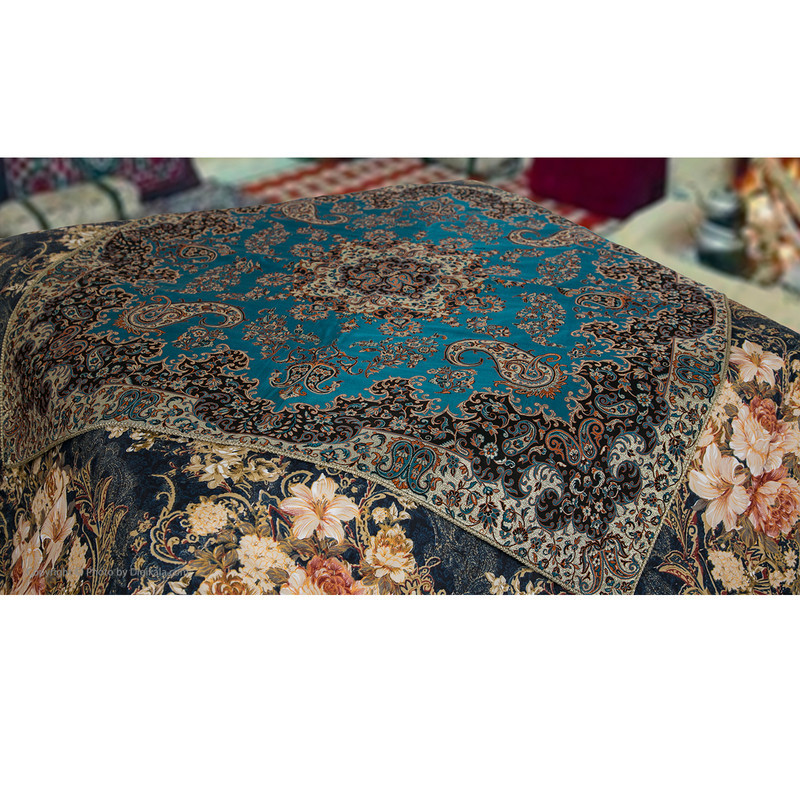لحاف کرسی خانه سبز اسماعیلی مدل یلدا سایز 350x350 سانتی متر