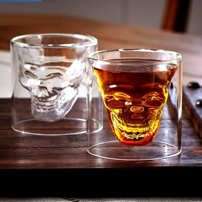 لیوان مدل دوجداره جمجمه 07