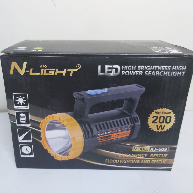 نورافکن دستی ان لایت مدل دسته دار کد XJ-609 با نور مهتابی