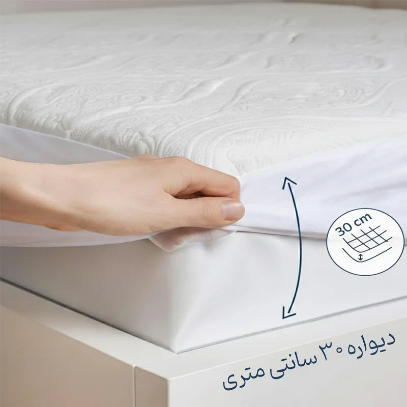 محافظ تشک رویال مدل یاتان یکنفره سایز 200×120 سانتی متر
