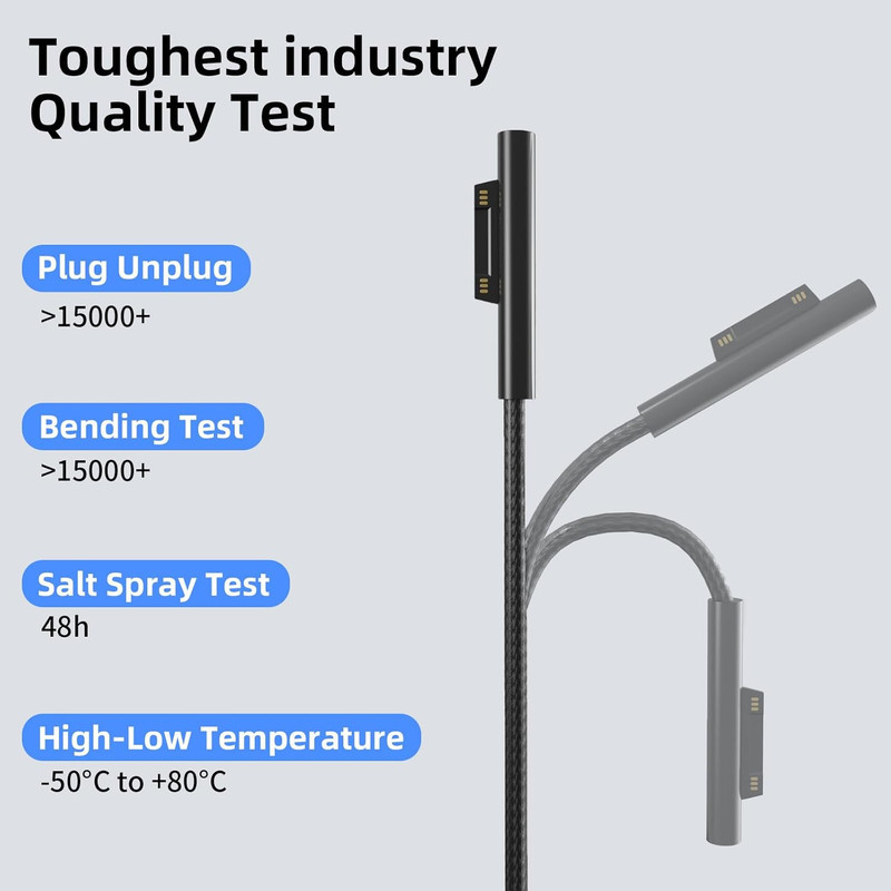 کابل تبدیل USb-c به surface نیهاتا مدل srf-49 طول 1.5 متر