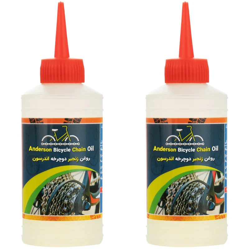 روغن زنجیر دوچرخه اندرسون مدل A200 حجم 80 میلی لیتر بسته 2 عددی