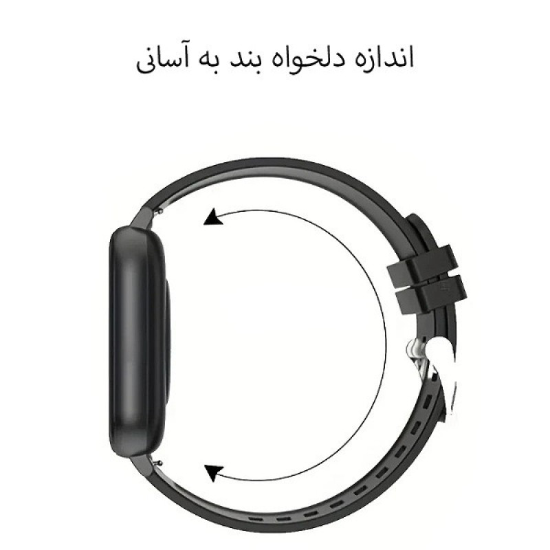 ساعت هوشمند 49 میلی متری  مدل TK-X30 با بند سیلیکونی