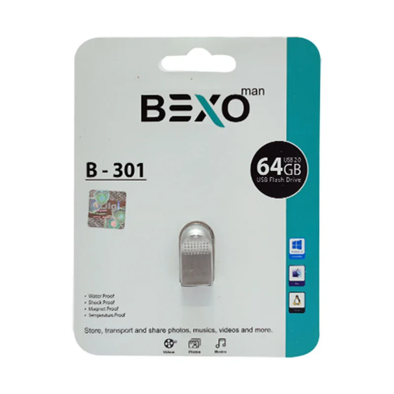 فلش مموری بکسو مدل B-301-64GB ظرفیت 64 گیگابایت