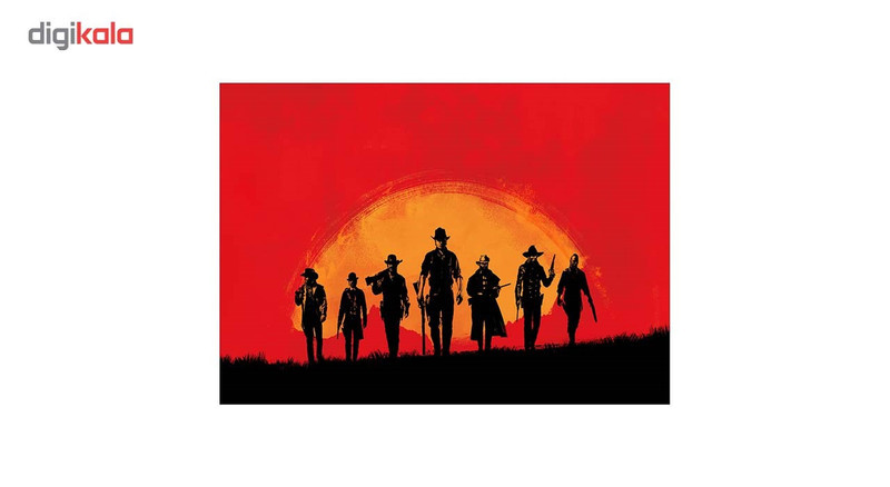 تابلو شاسی ونسونی طرح Red Dead Redemption سایز 30 × 40