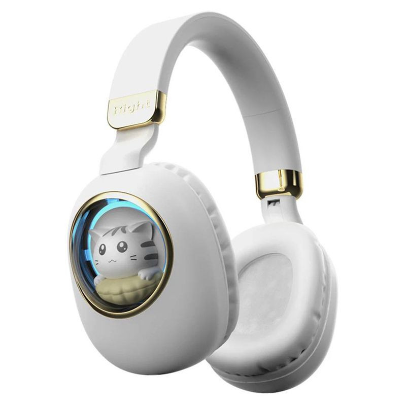 هدفون بی سیم مدل بچه گانه طرح گربه کد CA-037