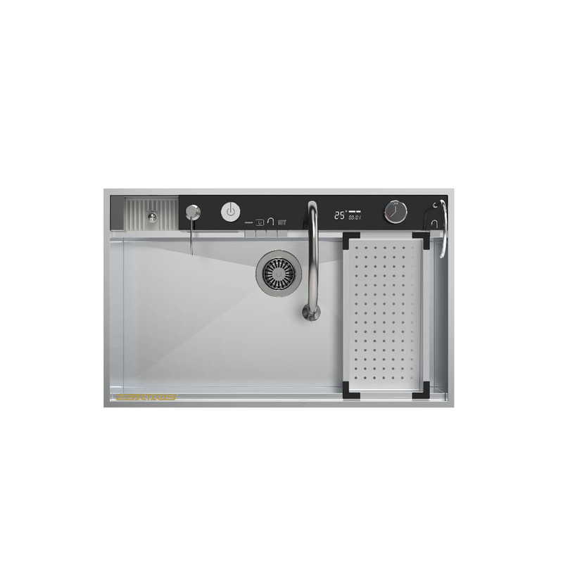 سینک ظرفشویی استیل زرتوس مدل ZS5011 توکار