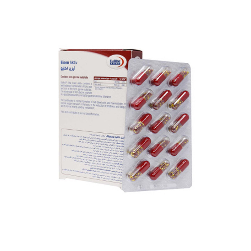 کپسول آیزن اکتیو یوروویتال بسته 30 عددی
