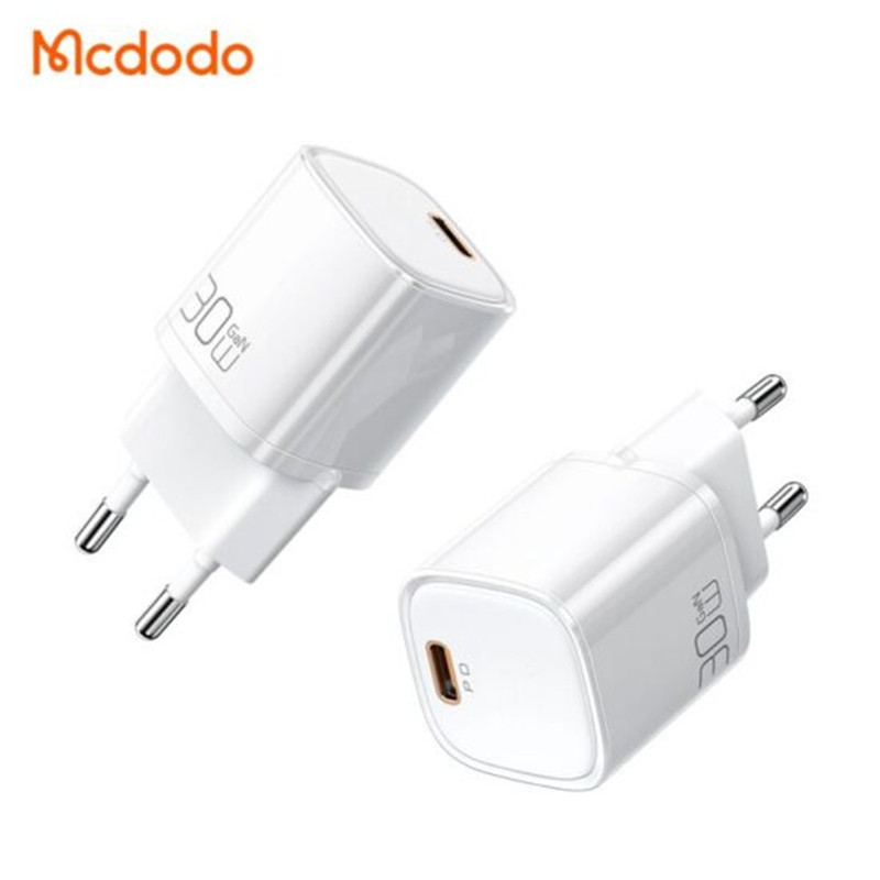 شارژر دیواری 33 وات مک دودو مدل Nano30 CH-008 به همراه کابل usb-C