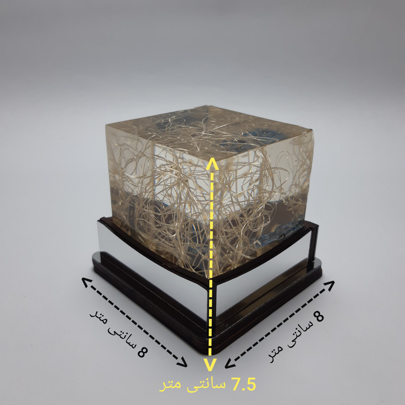 چراغ خواب مدل رزینی طرح ریسه ای