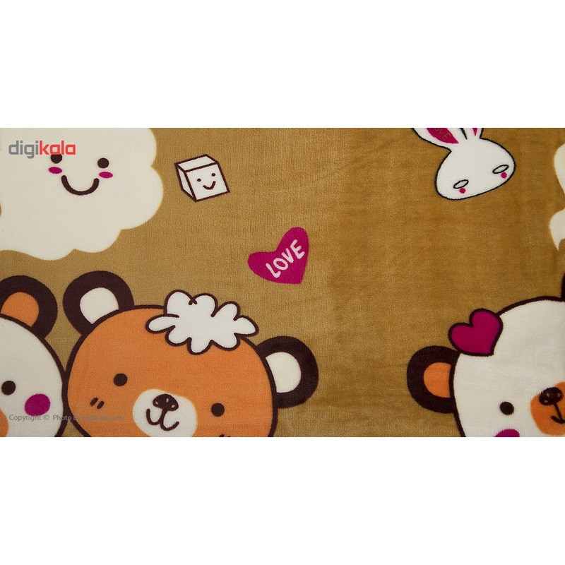 پتو کودک مدل Two Lovely Bears سایز 100x140 سانتیمتر