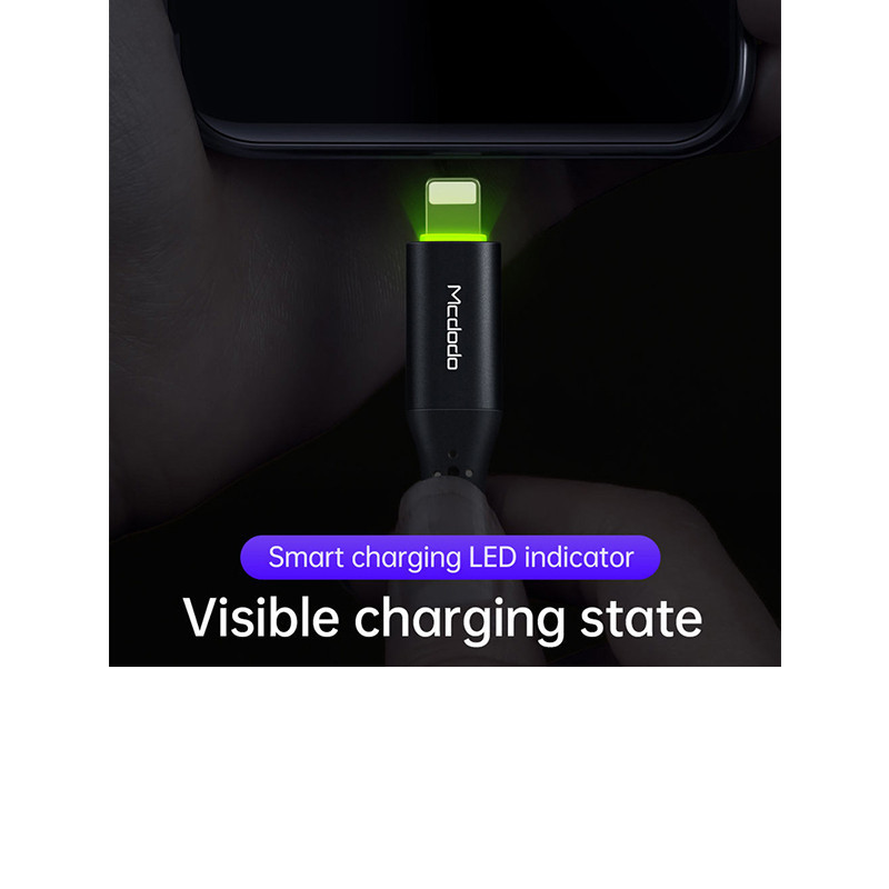 کابل تبدیل USB-C به لایتنینگ مک دودو مدل Auto Power Off CA-7360-M01 طول 1.2 متر