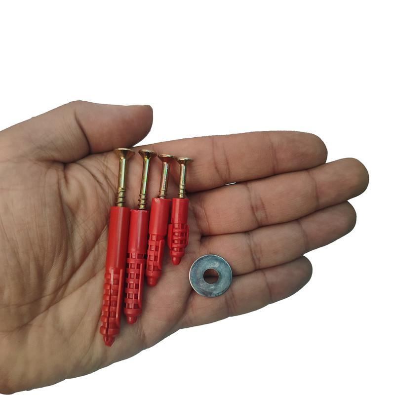 پیچ و رول پلاک و واشر هامر مدل Home FIX W بسته 60 عددی