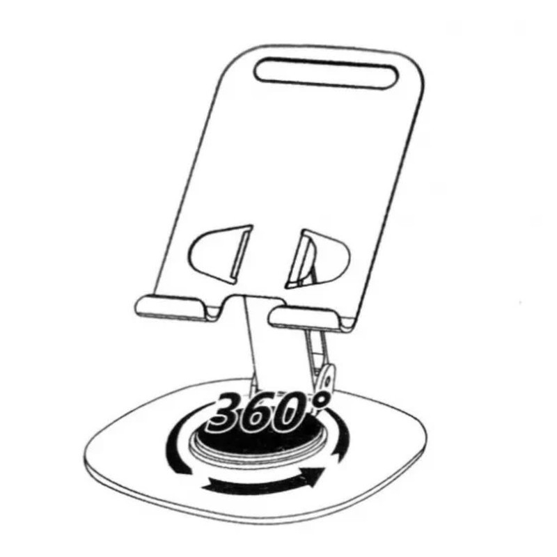 پایه نگهدارنده گوشی موبایل و تبلت کینگ استند مدل 360