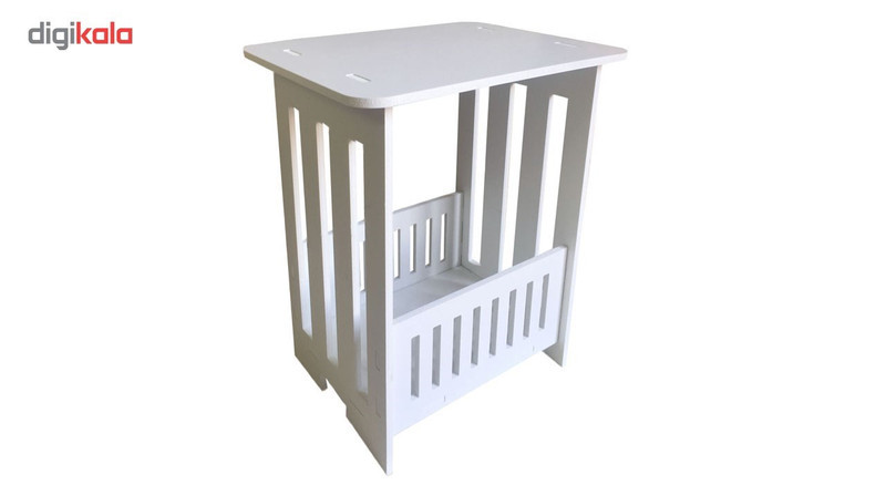 میز و استند گلدان مدل 492 از PVC ضدآب، چندتکه، مناسب گلدان‌های کوچک و جای مجله، ابعاد 34×26×41 سانتی‌متر، ضخامت 8 میلی‌متر، وزن 1000 گرم، قابل شستشو با آب و دستمال