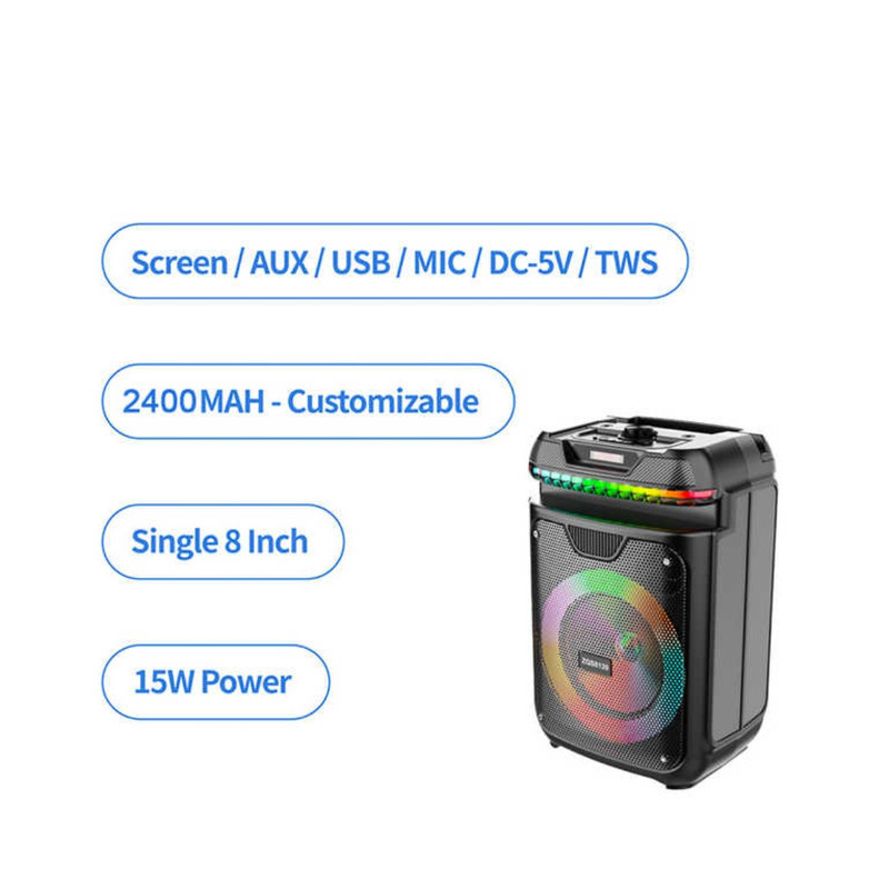 اسپیکر بلوتوثی قابل حمل مدل ZQS8139