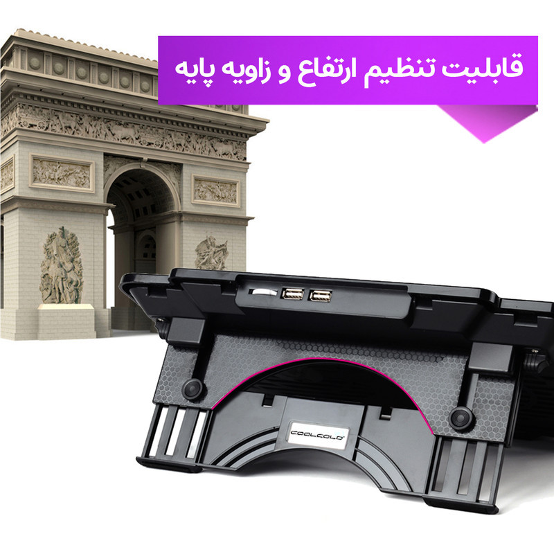 پایه خنک کننده لپ تاپ کول کلد مدل K24