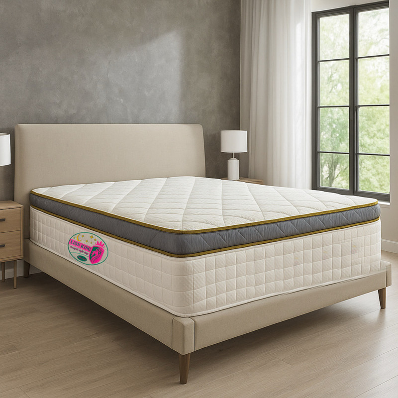 تشک طبی فنری لاین کینگ مدل پرمیوم اسلیپ دو نفره سایز 200×180 سانتی متر