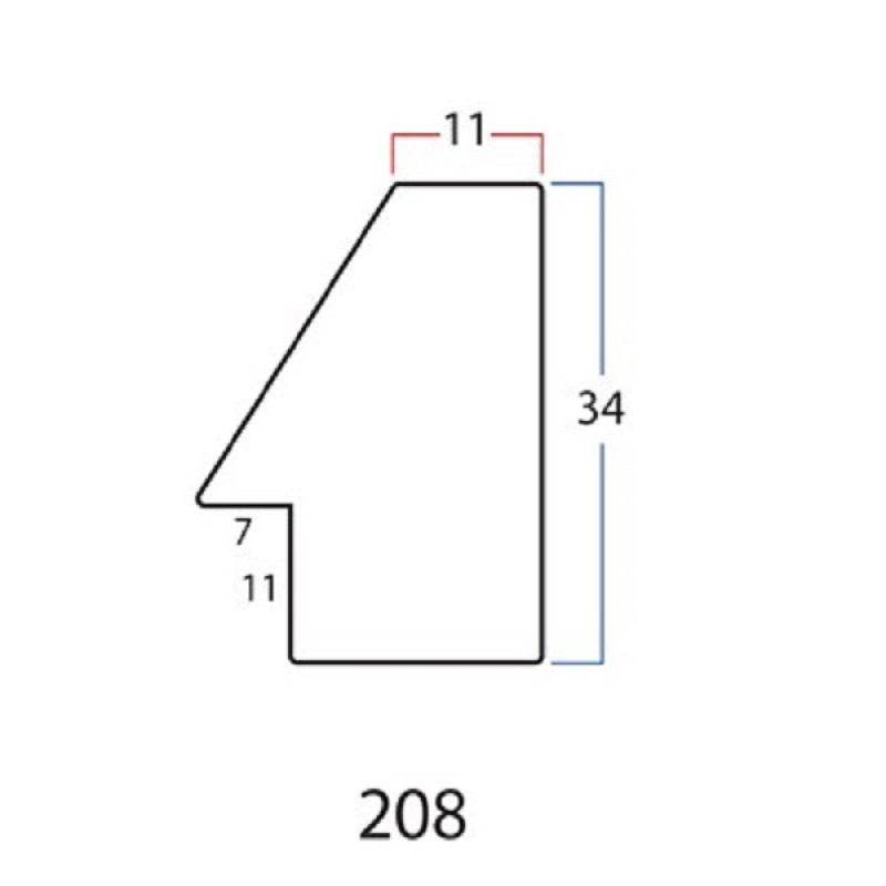 قاب عکس بکلیت مدل دیواری دورنگ A6-10x15-208