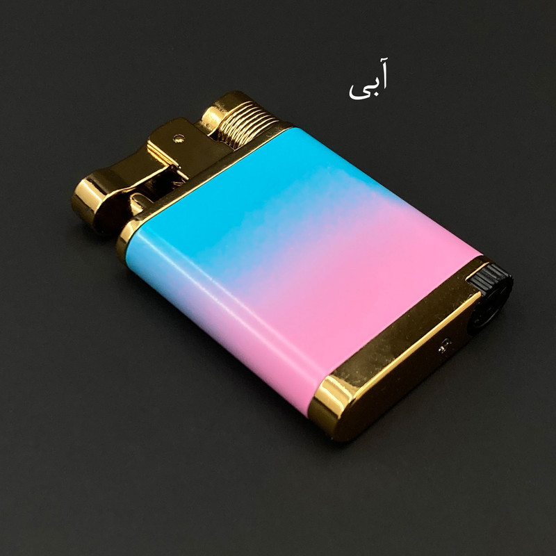 فندک  مدل دکمه ای طرح گردینت کد DKD-1368