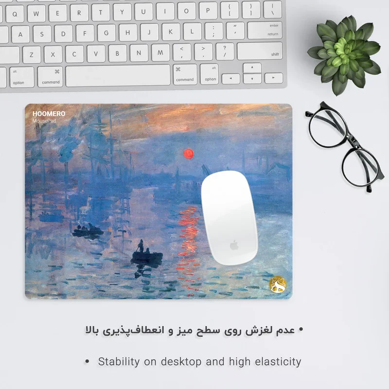 ماوس پد هومرو مدل A5111 طرح نقاشی