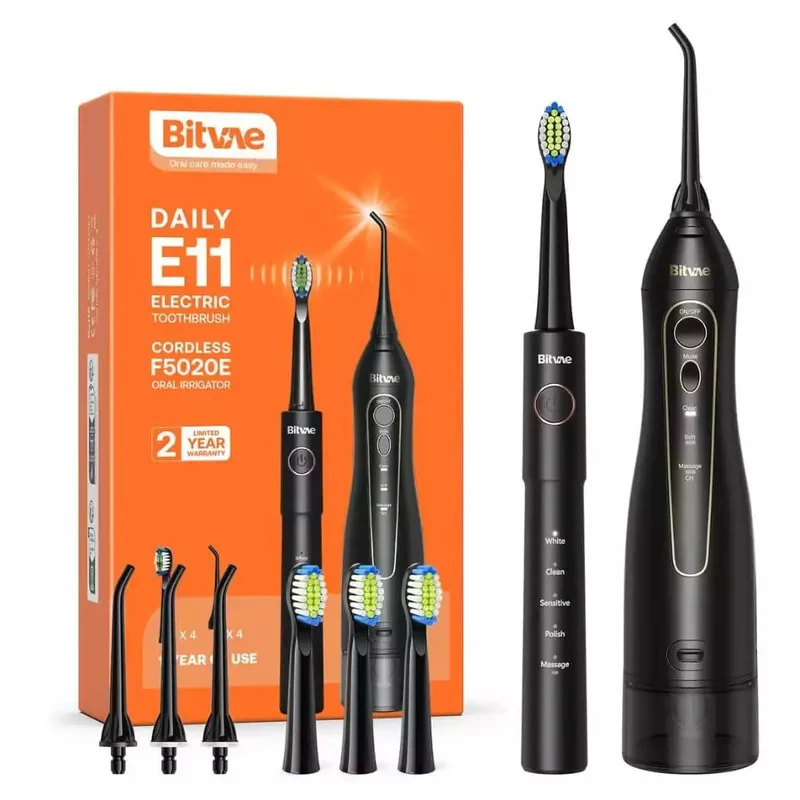 مسواک برقی بیتوی مدل Oral Care Combo E11 به همراه دستگاه شستشوی دهان و دندان