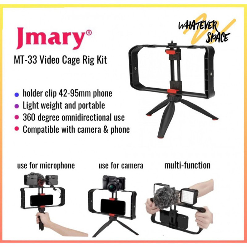 پایه نگهدارنده گوشی موبایل و تبلت جی ماری مدل MT-33