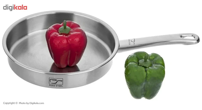 تابه پارس استیل مدل کف سه لایه کد 200 سایز 20