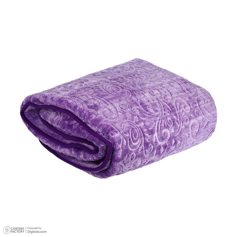 پتو 2 نفره گلبافت مدل گلدار پرسی  سایز 240x220 سانتی‌متر