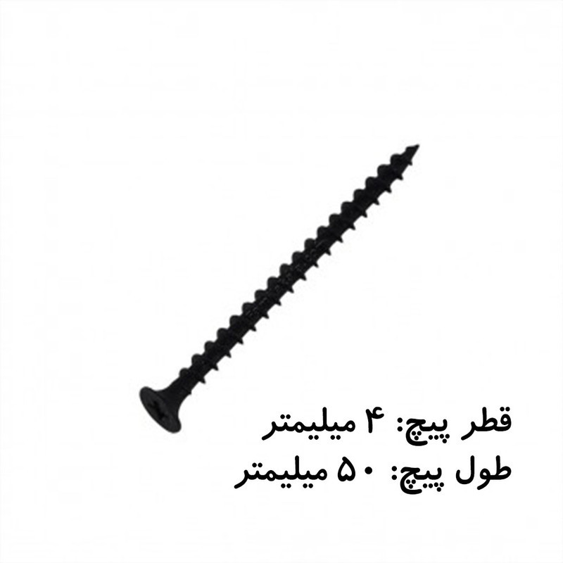 پیچ ام دی اف مدل 4 در 50 بسته 100 عددی