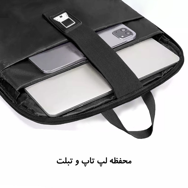 کوله پشتی لپ تاپ برساد مدل Bb 116 مناسب برای لپ تاپ 14.1 تا 15.6 اینچی