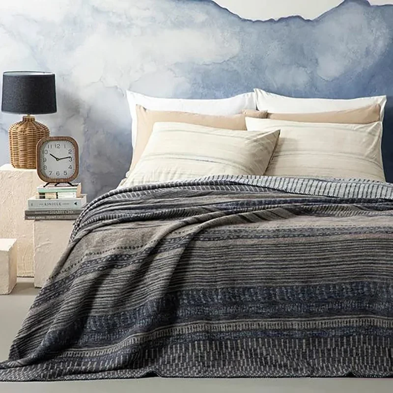 پتو انگلیش هوم مدل Texture Stripe سایز 150×200 سانتی متر