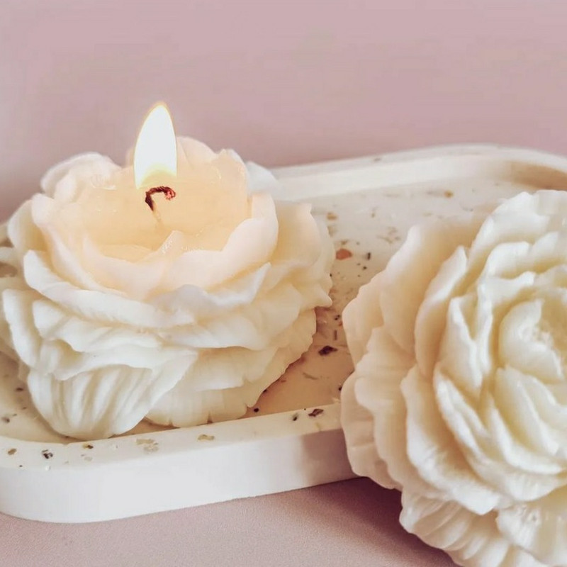 شمع طرح گل الاله مجموعه 7 عددی