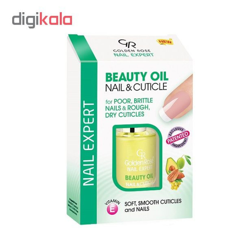 لاک تقویت کننده ناخن گلدن رز مدل Beauty oil حجم 11 میلی لیتر