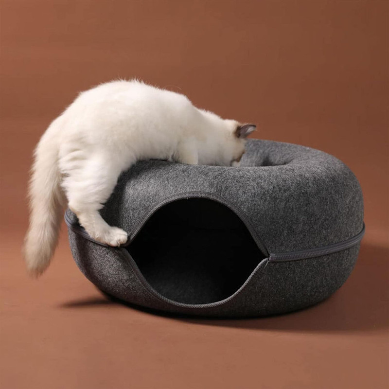 جای خواب و تونل گربه مدل Donut