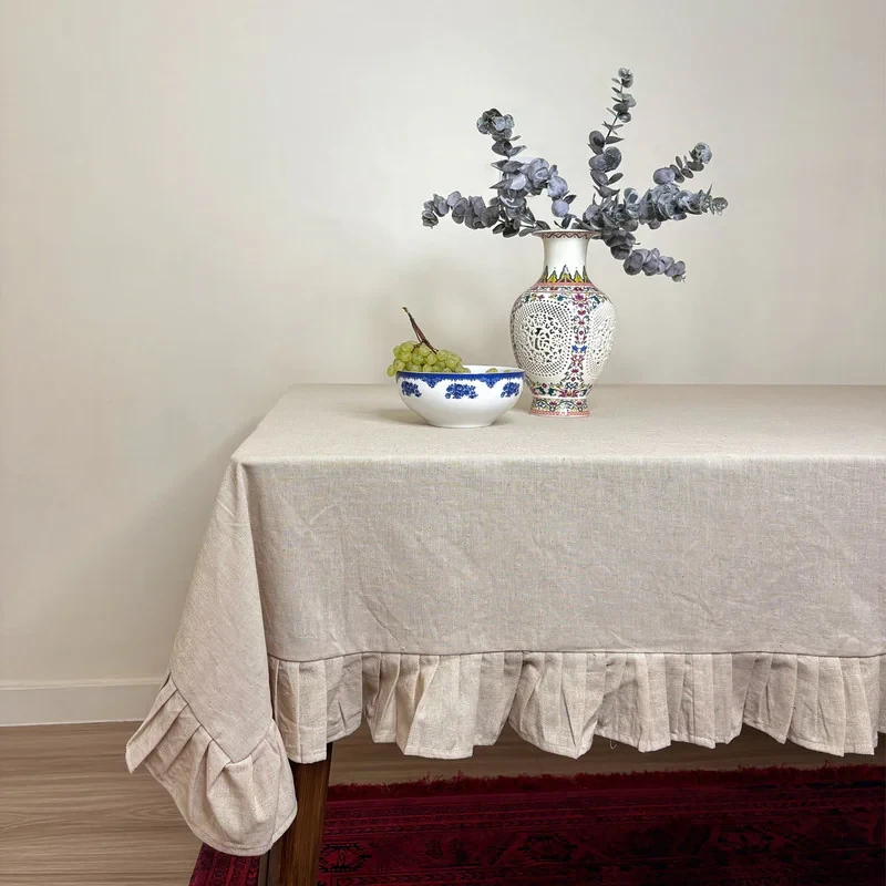 رومیزی مدل چین دار سایز 240x140 سانتی‌متر
