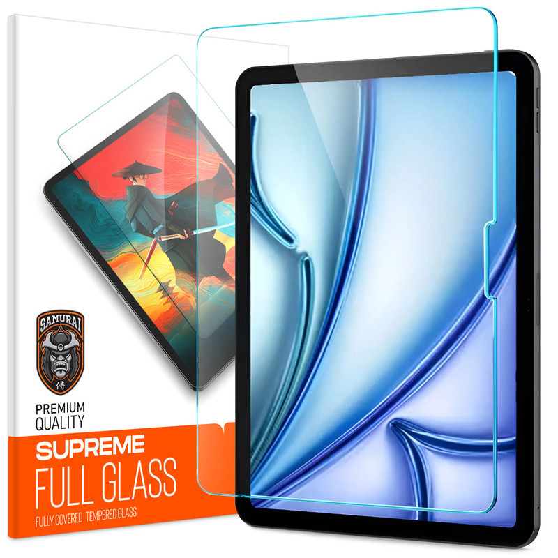 محافظ صفحه نمایش شفاف سامورایی مدل GlastR مناسب برای تبلت اپل iPad Air 11 inch 2025  iPad Air 11 inch 2024