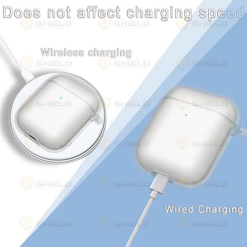 کاور آلتیمیت شیلد مدل CLR TRP مناسب برای کیس اپل AirPods 2