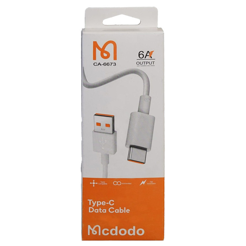 کابل تبدیل USB به usb-C مک.دودو مدل CA-6673 طول 1 متر