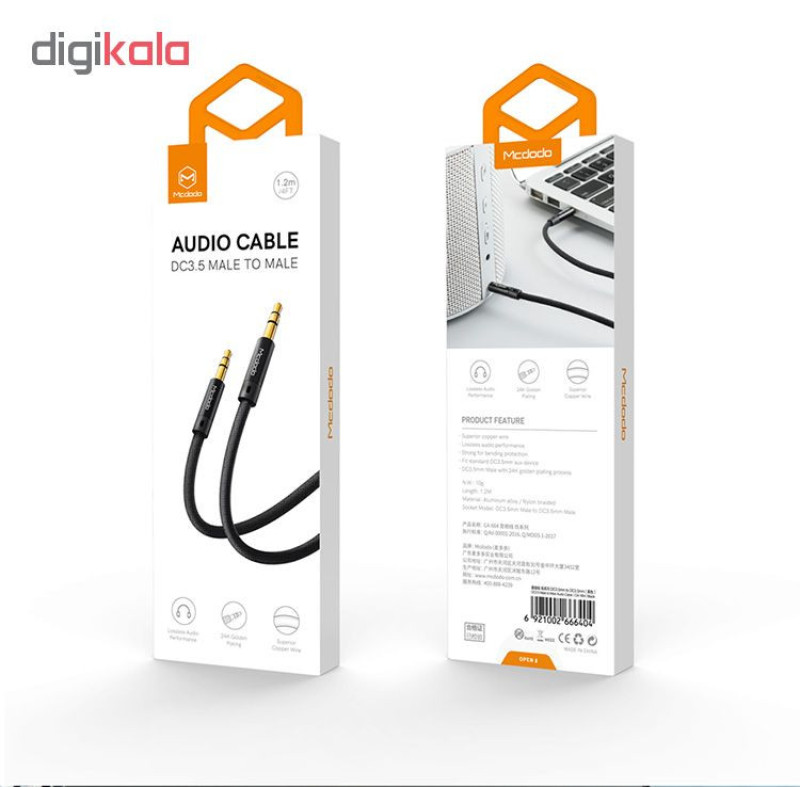 کابل AUX مک دودو مدل CA-664 طول 1.2 متر