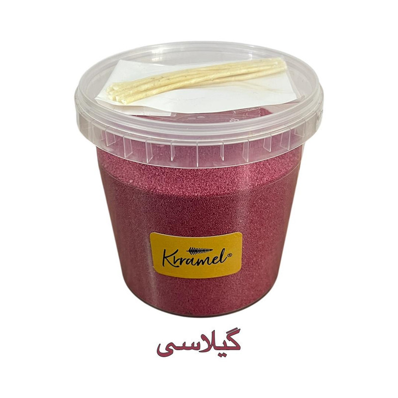 شمع کارامل مدل پودری