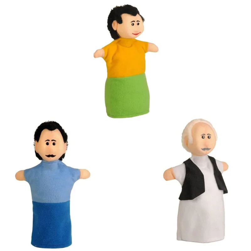 عروسک نمایشی شادی رویان مدل خانواده کد 2 مجموعه 3 عددی
