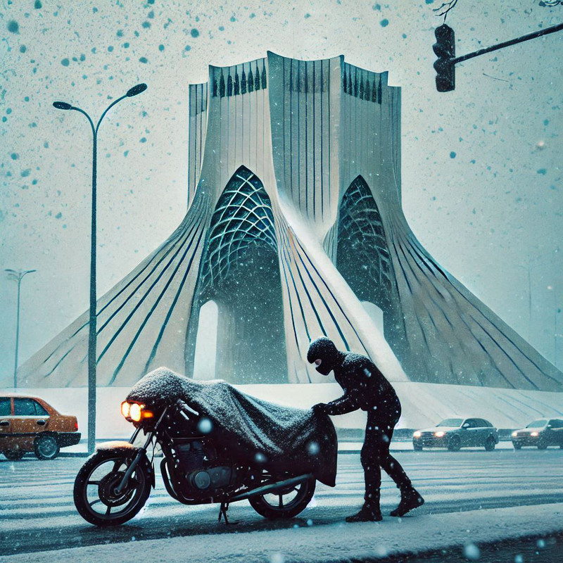 چادر موتور سیکلت رویال اسپرت مدل ضدآب مناسب برای Kavir AGV 150 X