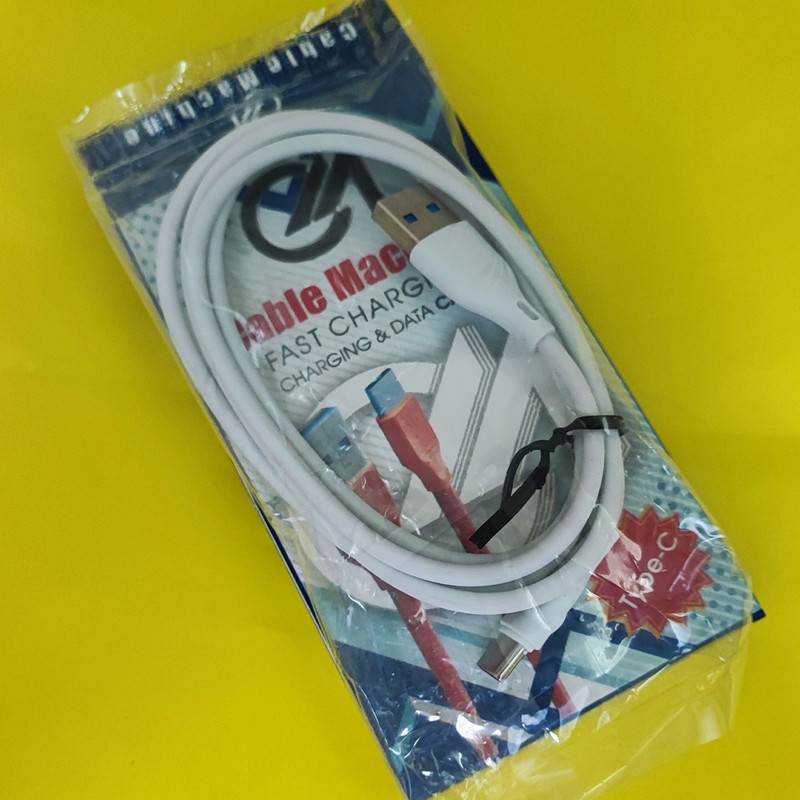 کابل تبدیل usb به usb-c مدل 1215 فست شارژ طول 1 متر